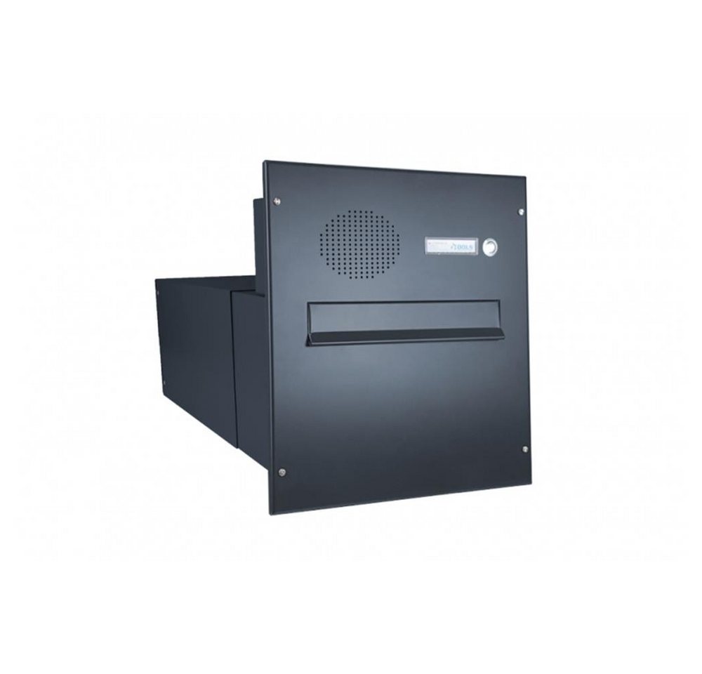 Letterbox24 Briefkasten B-242 XXL Mauerdurchwurf BK mit Sprechsieb & 2 Tastern in RAL 7016 Letterbox24 Briefkasten B-242 XXL Mauerdurchwurf BK mit Sprechsieb & 2 Tastern in RAL 7016 von Letterbox24
