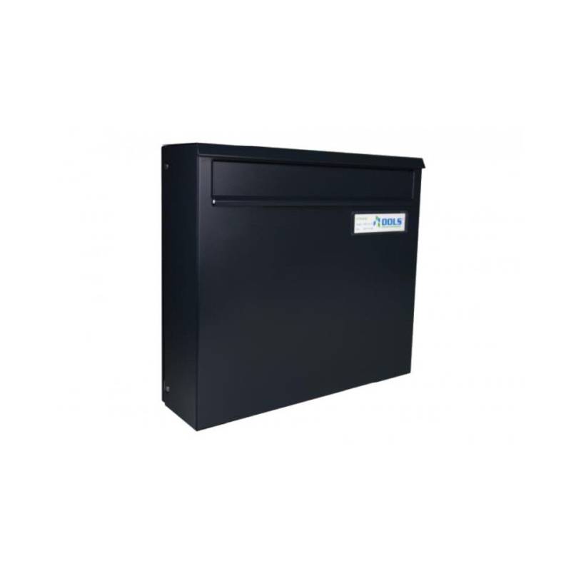 Letterbox24 Durchwurfbriefkasten Zaun Durchwurfbriefkasten in RAL 9005 - A-02 von Letterbox24