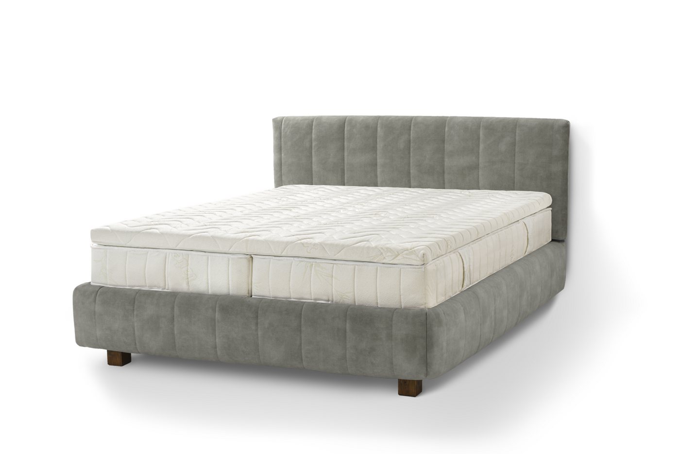 Letti Moderni Holzbett Bett Calma, hergestellt aus hochwertigem Massivholz von Letti Moderni