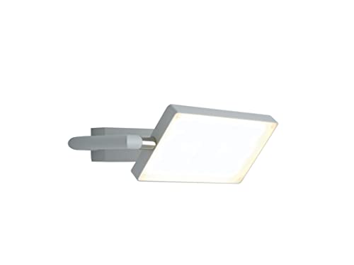 Leuchte.Store LED Wandleuchte Book,Wandlampe in Weiß mit 300° drehbarem LED-Panel,moderne Innenleuchte,17 Watt,1300 Lumen,3200 Kelvin (warmweiß)… von Leuchte.Store