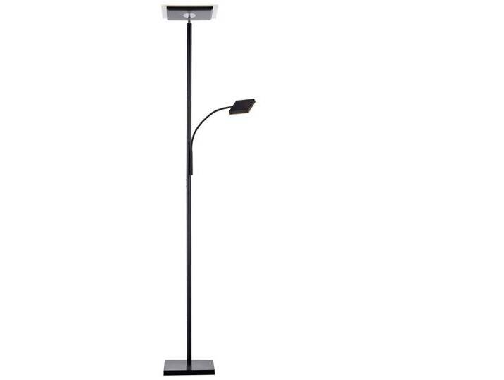 B-Ware Leuchten Direkt LED-Stehleuchte Hans Stehlampe Leuchte Leselampe eckig schwarz von Leuchten-Direkt