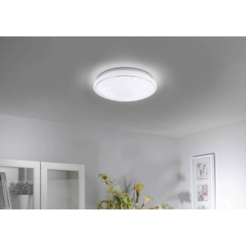 Just Light. LED-Deckenleuchte Lolasmart-Jupi Weiß App-steuerbar Ø 44 cm von Just Light.