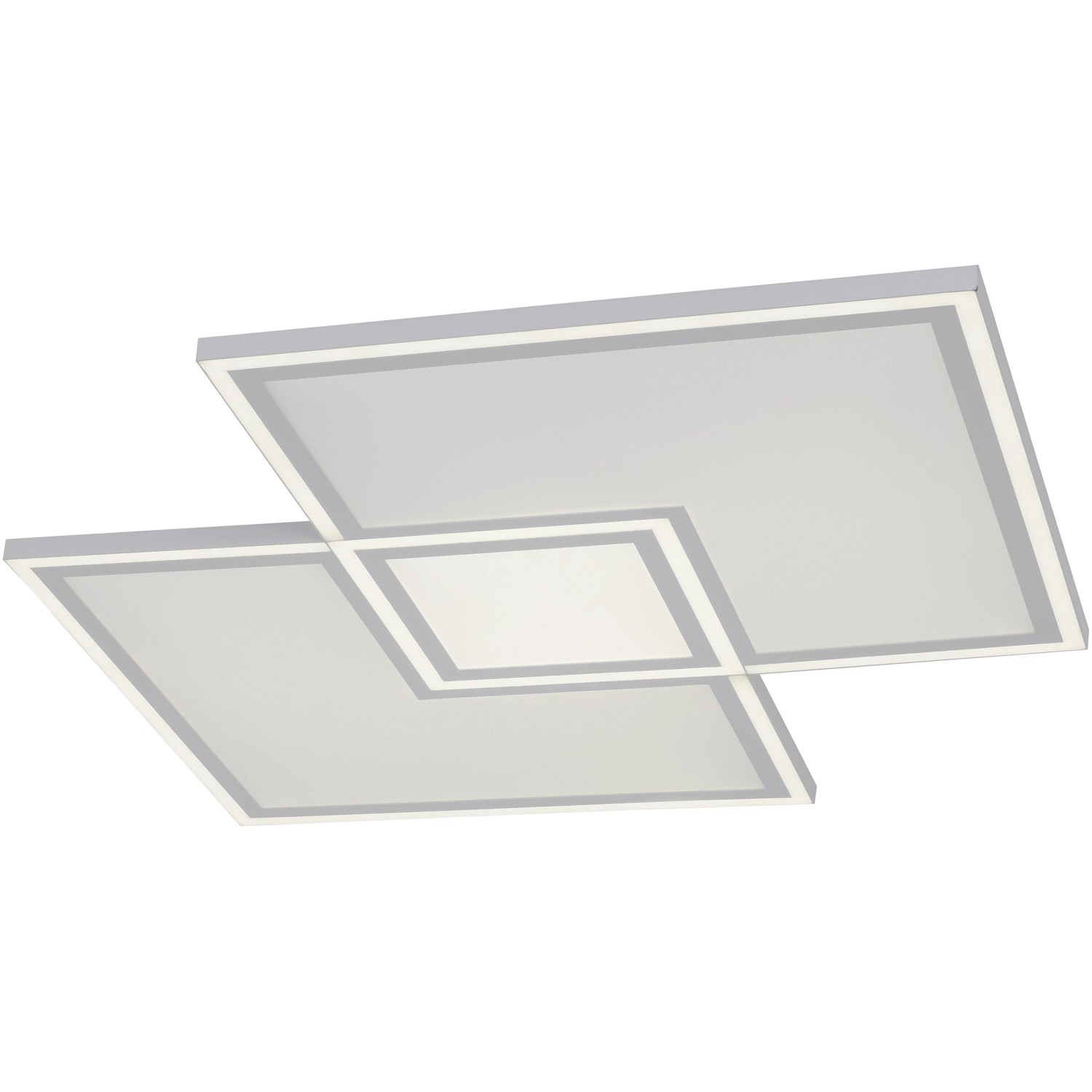 LED-Deckenleuchte Edging Weiß 67,7 x 67,7 cm CCT 2700 K - 5000 K von Just Light.