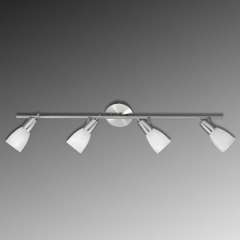 LED-Deckenleuchte Julia mit marmorierten Gläsern von JUST LIGHT. GmbH