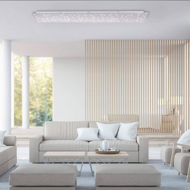 LED-Deckenleuchte Sparkle CCT dim stahl 100x45cm von JUST LIGHT. GmbH