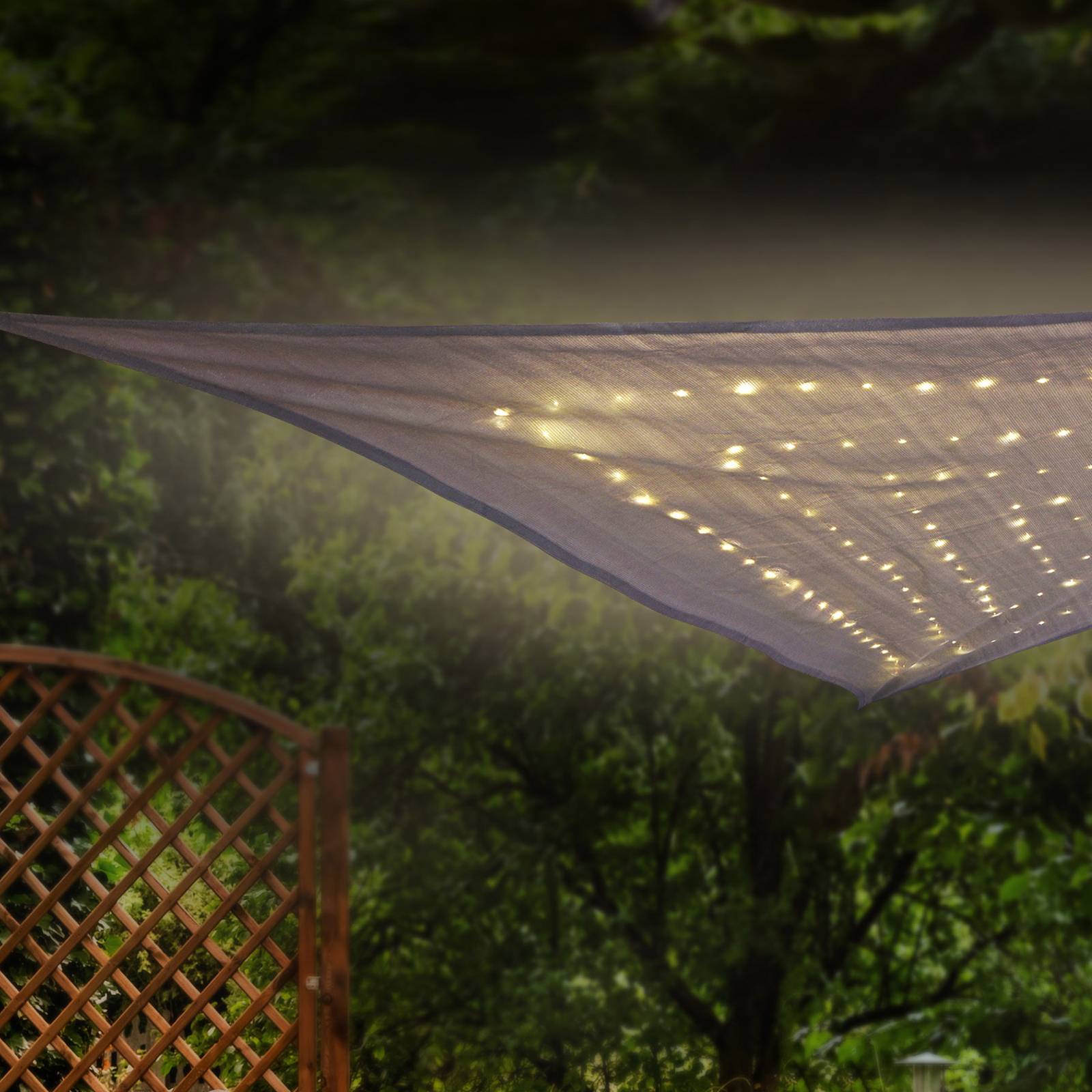 LED-Solar-Sonnensegel Segel von JUST LIGHT.