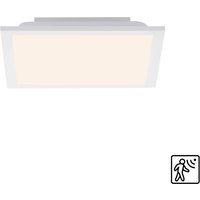 LeuchenDirekt LED Deckenleuchte FLEET, mit Bewegungsmelder, 4000 Kelvin, weiß, IP20 von Leuchten Direkt