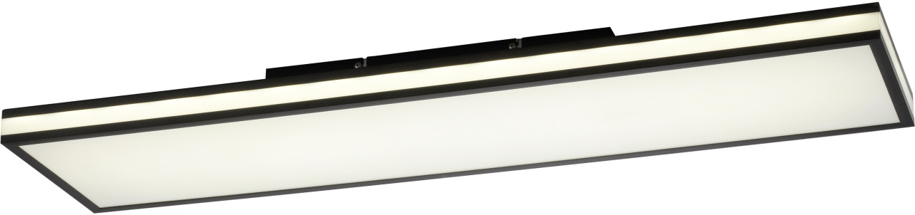 JustLight CCT LED Deckenleuchte Mario Black 101,5 x 26,5 cm dimmbar RGBW von Just Light.