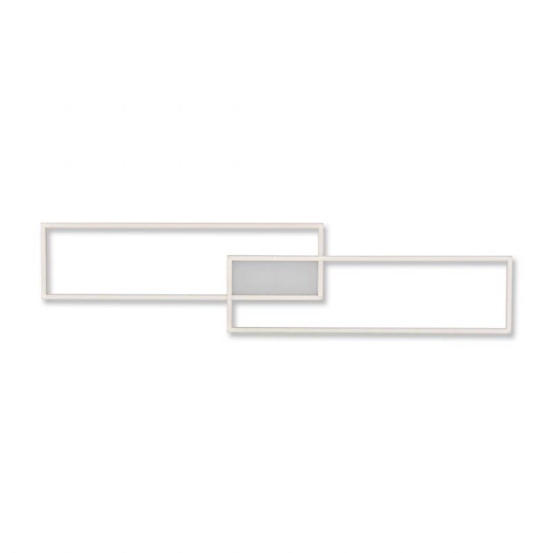 JustLight LED CCT Deckenleuchte Asmin nickel-matt 109,5 x 26 cm von Just Light.