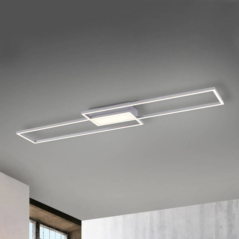 LED-Deckenleuchte Asmin, CCT, stahl, 109,5x25,7cm von JUST LIGHT. GmbH