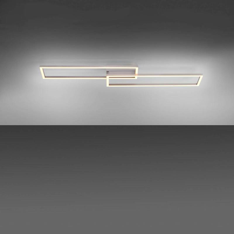 LED-Deckenleuchte Iven, dim, stahl, 92,4x22cm von JUST LIGHT. GmbH