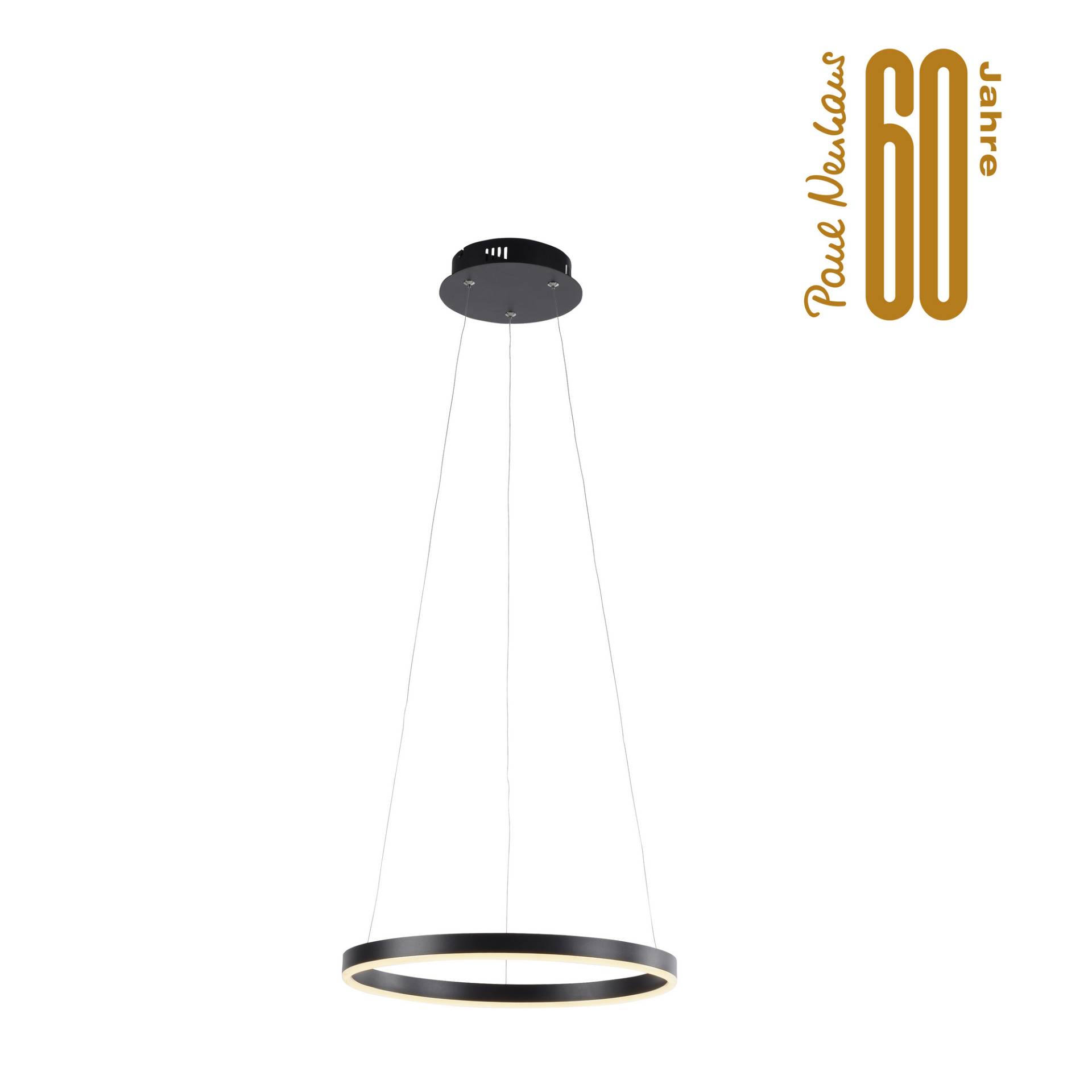 Just Light LED-Pendelleuchte 'Ritus' anthrazit Ø 39,3 x 120 cm 23,5 W Just Light LED-Pendelleuchte 'Ritus' anthrazit Ø 39,3 x 120 cm 23,5 W von Just Light
