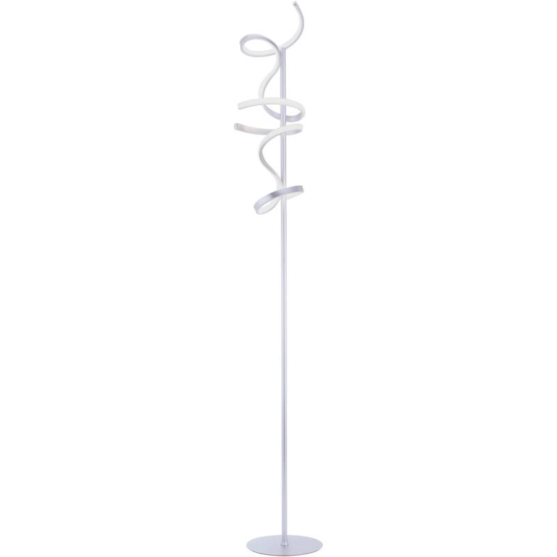 Just Light. LED-Stehleuchte Curls Stahl H: 53 cm von Just Light.