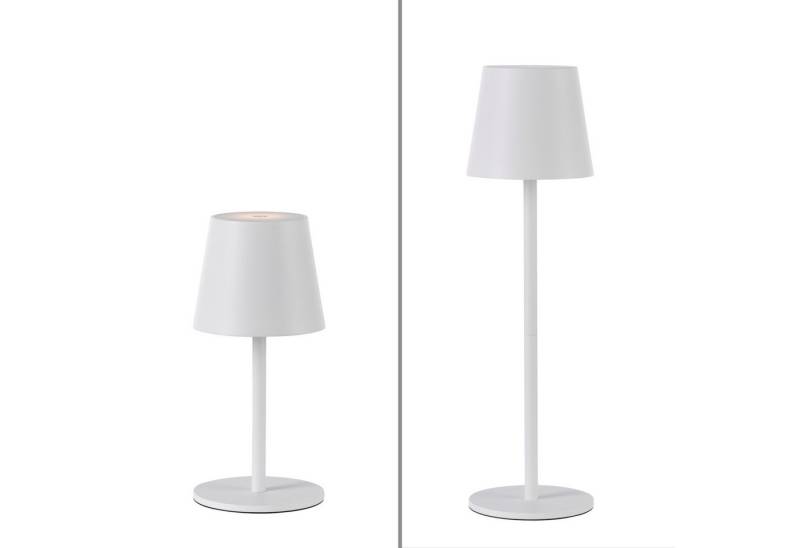 JUST LIGHT LED Tischleuchte EURIA, 2er Set, Dimmfunktion, Memory, nach Trennung vom Netz, LED fest integriert, Warmweiß, LED Akku Tischlampe von JUST LIGHT