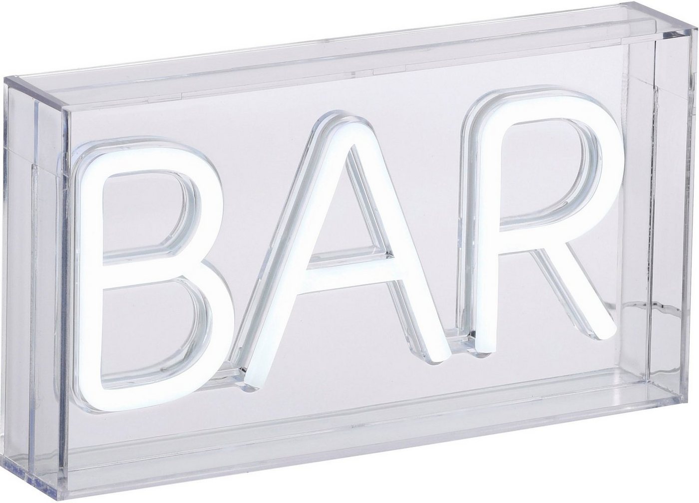 JUST LIGHT LED Wandleuchte NEON-BAR, LED fest integriert, Warmweiß von JUST LIGHT