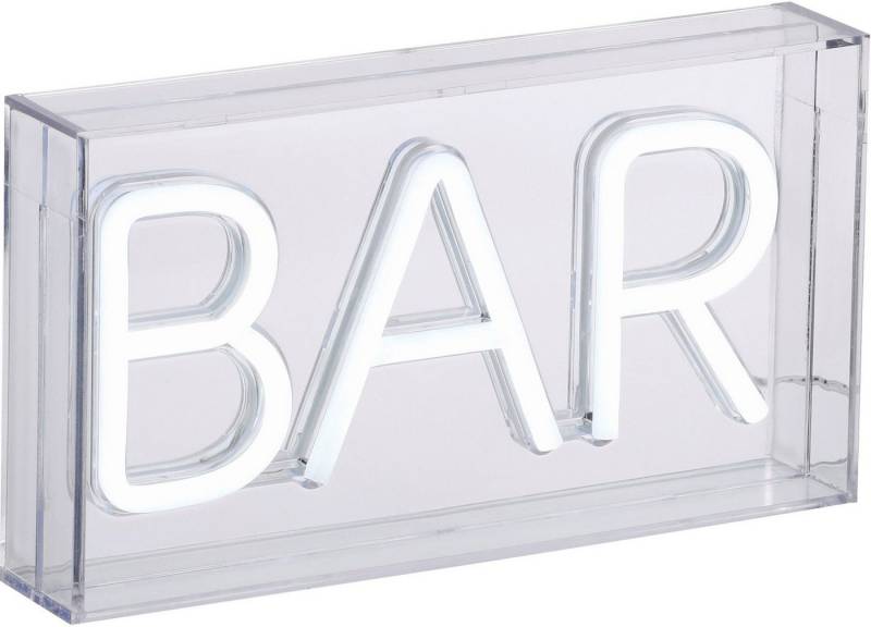 JUST LIGHT LED Wandleuchte NEON-BAR, LED fest integriert, Warmweiß von JUST LIGHT