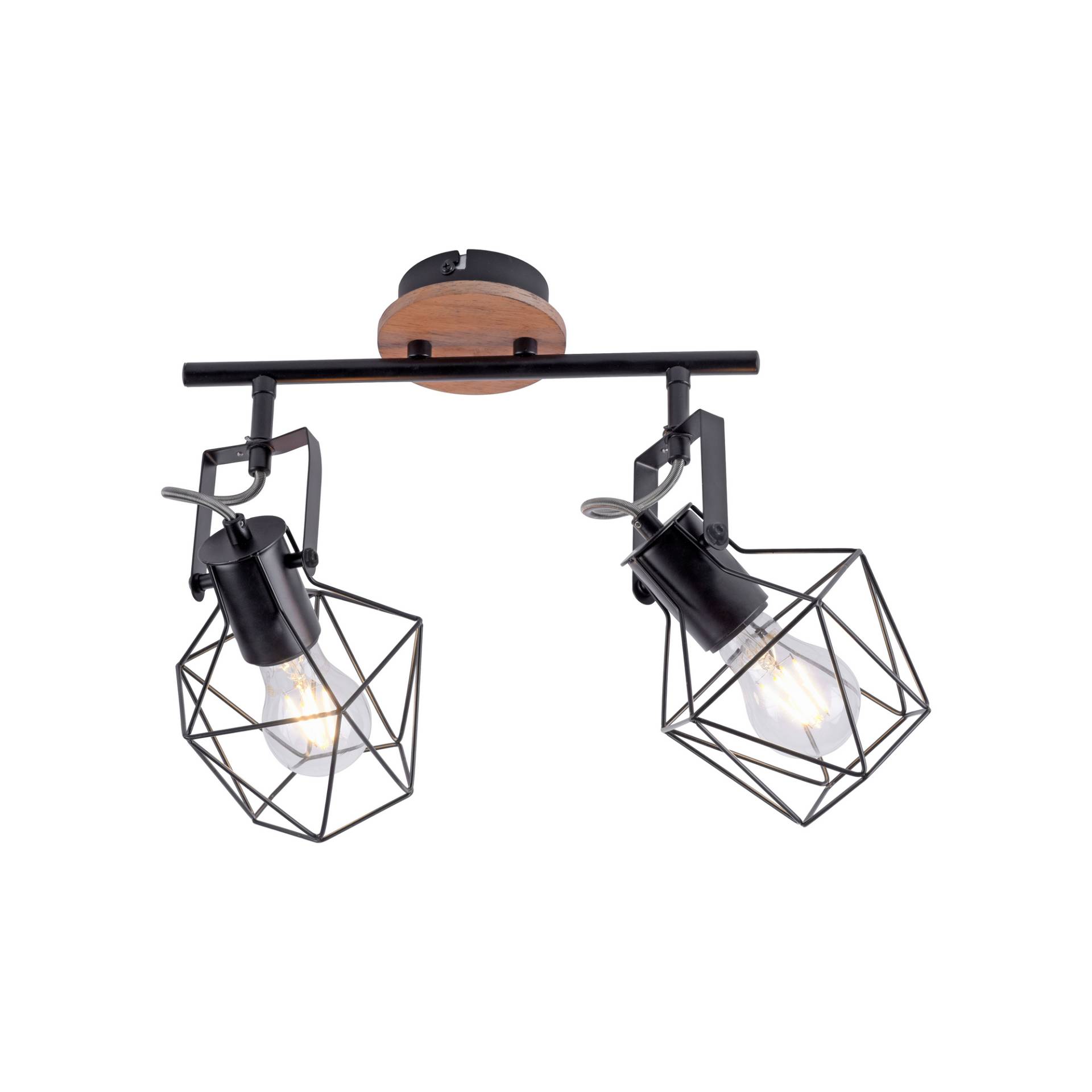 Just Light Wand- und Deckenleuchte 'Jaro' holzfarben/schwarz 61 x 28 x 31 cm Just Light Wand- und Deckenleuchte 'Jaro' holzfarben/schwarz 61 x 28 x 31 cm von Just Light