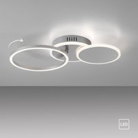 JUST LIGHT.  LED Deckenleuchte SEVENT,  rund, 1xLED-Board/25,5W/3000K, Innenleuchte, IP20 von JUST LIGHT