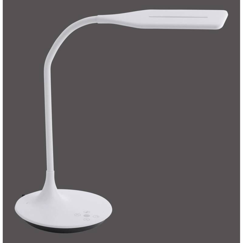 Just Light. Tischleuchte Rafael Weiß H: 30 bis 67 cm von Just Light.