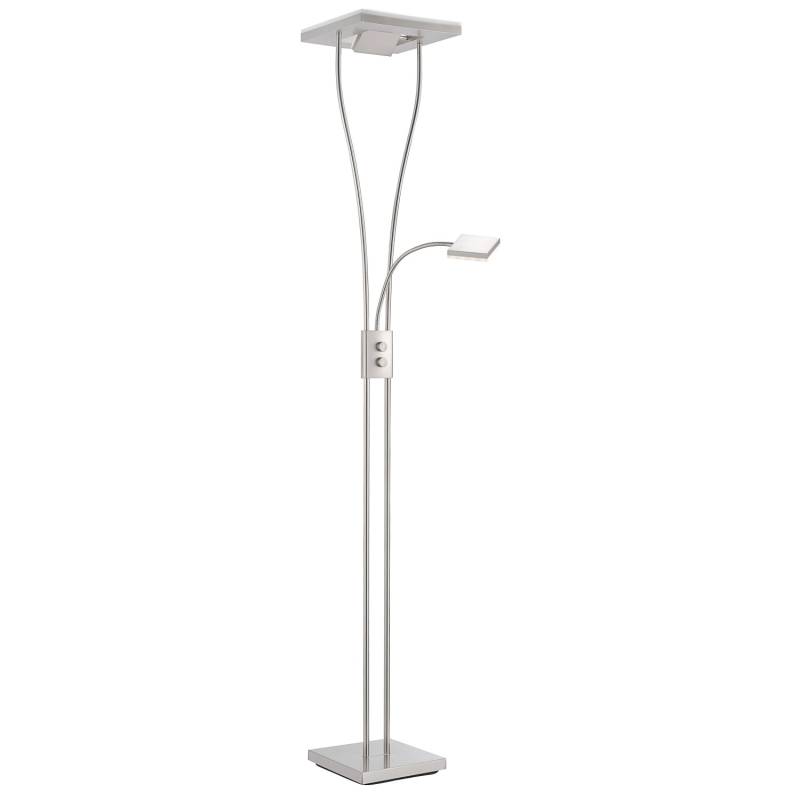 Just Light. LED-Deckenfluter Helia Stahl H: 187  bis 197,5 cm von Just Light.