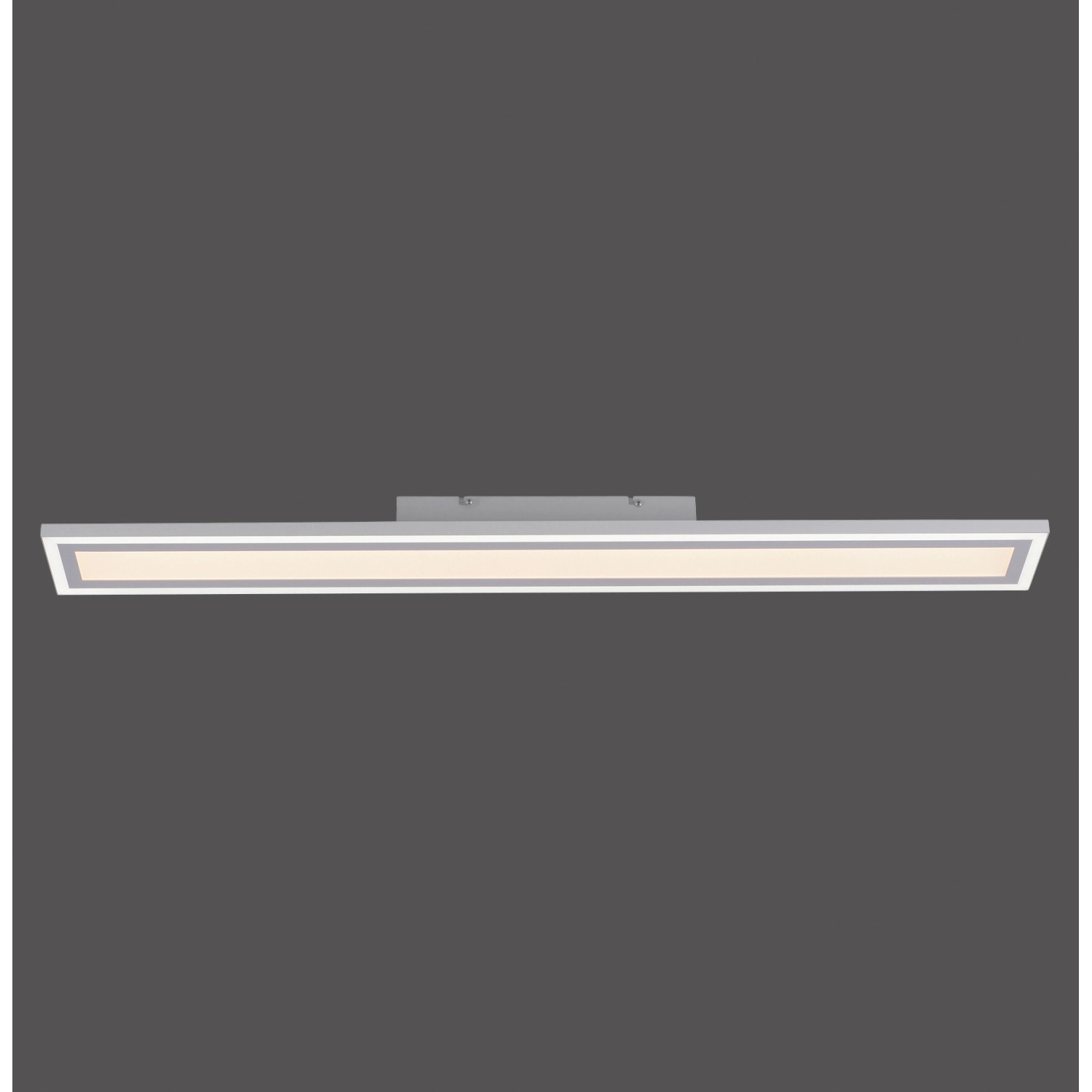 Just Light. LED-Deckenleuchte Edging Weiß 100 cm x 11,8 cm CCT von Just Light.