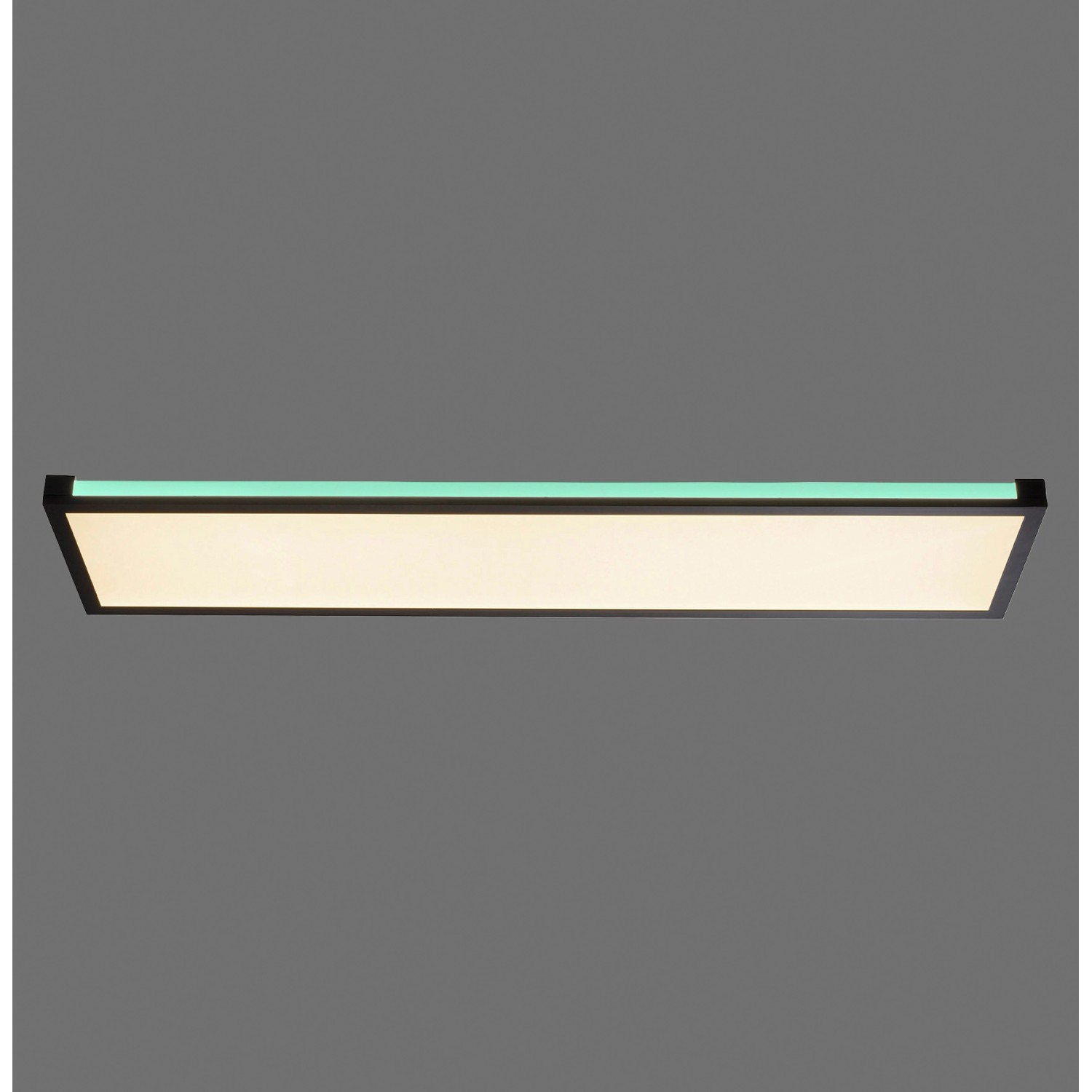 Just Light. LED-Deckenleuchte Mario Schwarz 100 cm x 25 cm CCT/ RGB von Just Light.