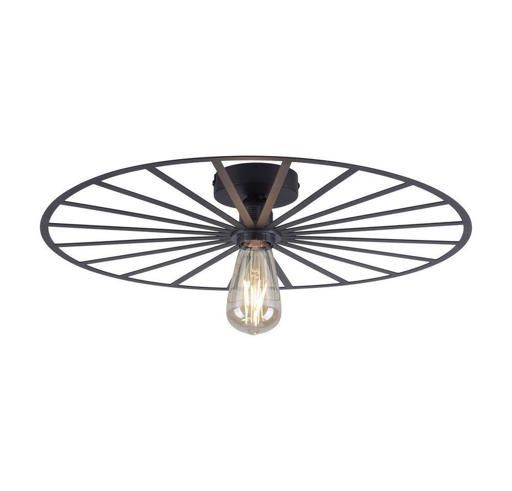 JUST LIGHT LED Deckenleuchte Decken- und Wandleuchte SPIKE, 1xE27/40W, für Wand- und Deckenmontage geeignet von JUST LIGHT