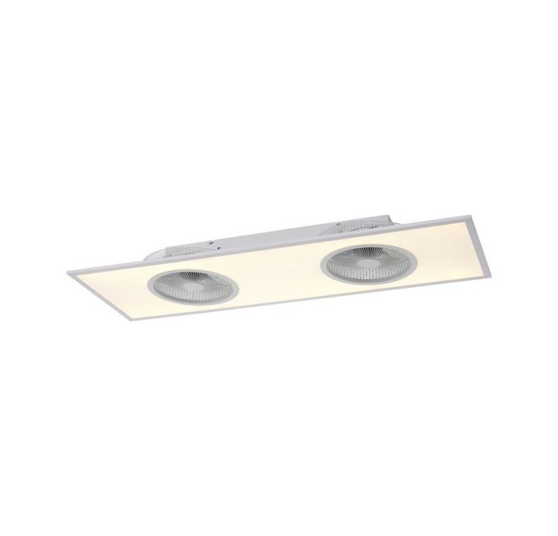 JUST LIGHT LED Deckenleuchte LED Deckenleuchte FLAT-AIR Ventilator, Ventilator: An-/Aus, 10 Geschwindigkeitsstufen, 1xLED-Board/24W/2700-5000K, An/Aus, 10 Geschwindigkeitsstufen von JUST LIGHT
