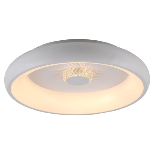 LeuchtenDirekt LED-Deckenleuchte - Weiß - Ø 45 cm - Kunststoff - Metall - dimmbar von LeuchtenDirekt