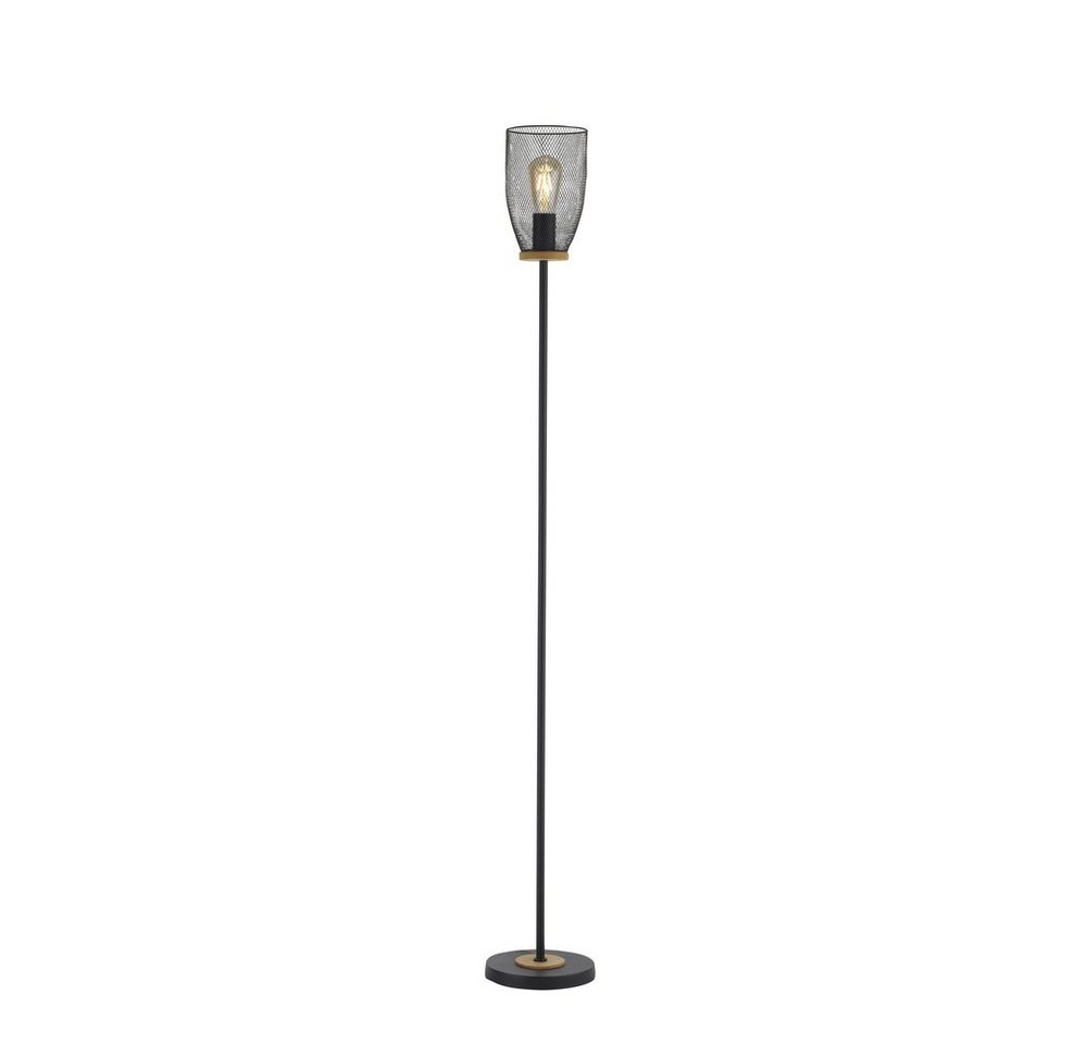 LeuchtenDirekt Stehlampe Stehlampe TAMIS Materialmix, inkl. Fußschalter, 1xE27/10W, Materialmix, inkl. Fußschalter von LeuchtenDirekt