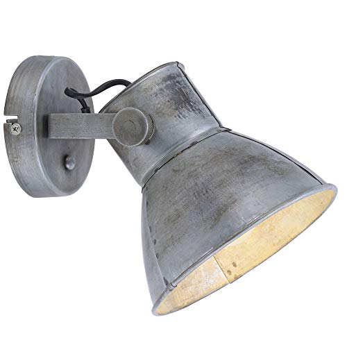 LeuchtenDirekt Wand Spot Leuchte Industrie Stil Wohn Zimmer Strahler Lampe verstellbar 11482-77 von LeuchtenDirekt