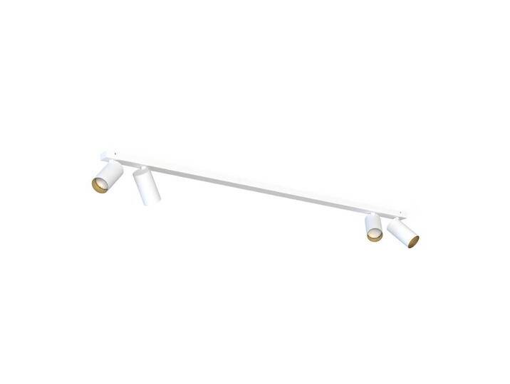Aufbaustrahler Mono weiß mit gold Lyora - 7776 von LeuchtenTotal