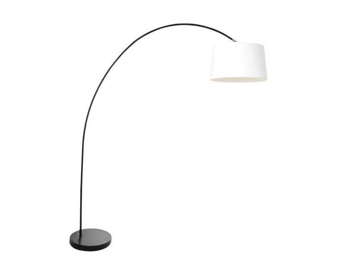 Bogenlampe Solva mit weißer Kappe Steinhauer - 3904ZW von LeuchtenTotal