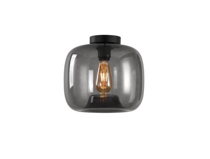 Deckenleuchte Preston graues Glas Ø 28cm Artdelight - PL von LeuchtenTotal