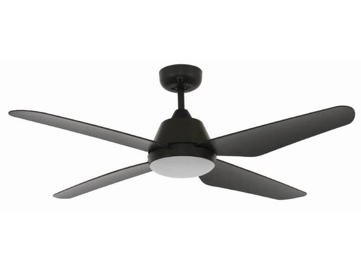 Deckenventilator mit Lampe Aria Led Ø 122cm schwarz IP55 Beacon - von LeuchtenTotal