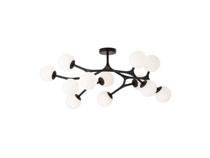 Designer-Deckenleuchte Maragall 12-Licht-Schwarz Stars of Light - von LeuchtenTotal