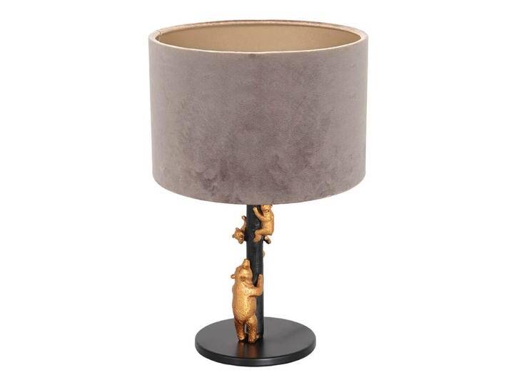 Designer-Tischlampe Animaux mit grauem Samt Steinhauer - 8234ZW Designer-Tischlampe Animaux mit grauem Samt Steinhauer - 8234ZW von LeuchtenTotal