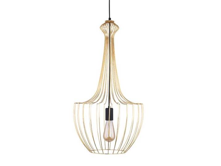 Goldene Drahtlampe Luksor Ø 37cm Lyora - 8853 von LeuchtenTotal