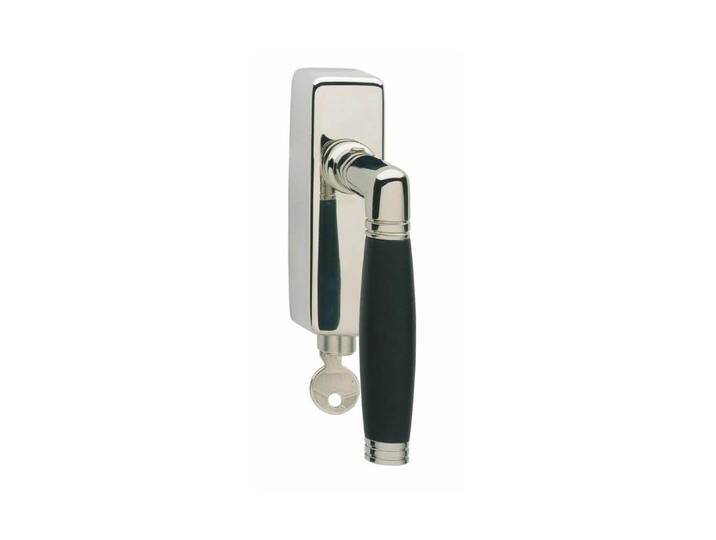 Klassischer Fenstergriff Ton 222 Abschließbar Nickel Intersteel - von LeuchtenTotal