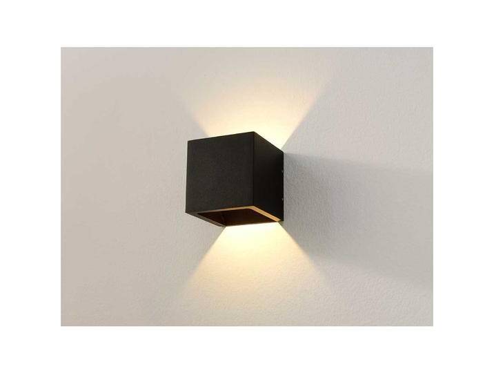LED Wandscheinwerfer Cube 10 cm - schwarz Artdelight - WL CUBE ZW von LeuchtenTotal
