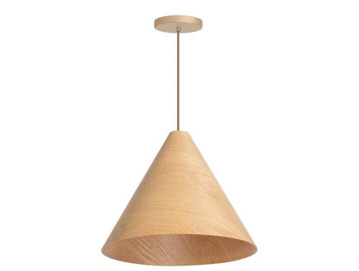 Pendelleuchte aus Holz Robin Eiche Ø 45cm ETH - 05-HL4005-72 von LeuchtenTotal