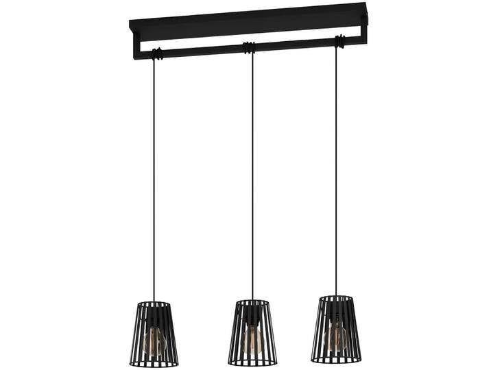 Schwarze Hängelampe Bogota 3-flammig Stars of Light - 390003 von LeuchtenTotal