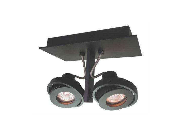 Schwarzer Scheinwerfer Meist 2-Licht Artdelight - PL MEIST2-B ZW von LeuchtenTotal