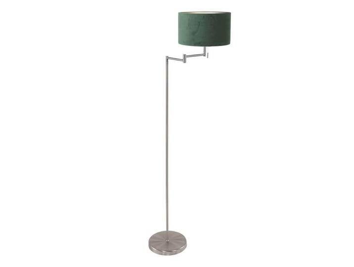Stehlampe Bella Metall mit grüner Kappe Steinhauer - 3880ST von LeuchtenTotal