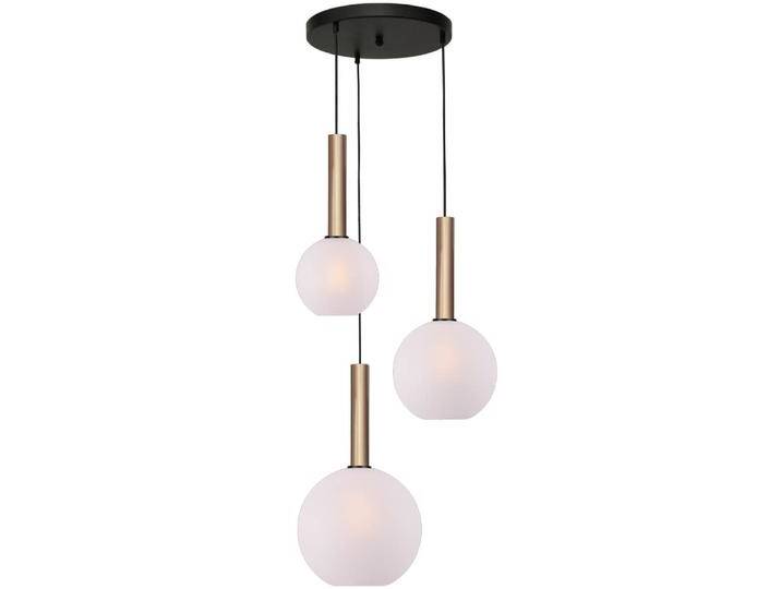 Vide-Hängelampe Bella 2 Messinggold mit weißem Glas Masterlight - von LeuchtenTotal