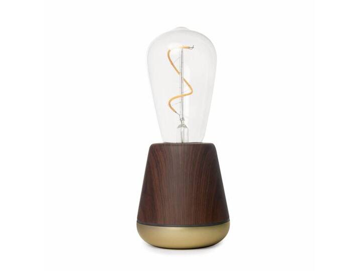 Wiederaufladbare Tischlampe One Walnut Humble - HUMTL00104 von LeuchtenTotal