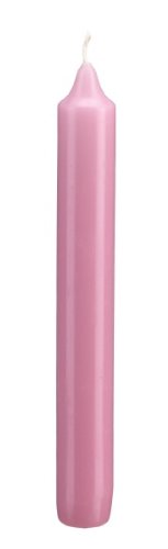 Leuchterkerzen, Tafelkerzen, Haushaltskerzen Rosa, 190 x Ø 21 mm, 48 Stück von Wiedemann