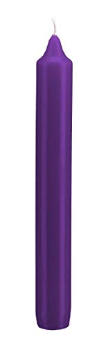 Leuchterkerzen, Tafelkerzen, Haushaltskerzen Violett, 190 x Ø 21 mm, 12 Stück von Wiedemann