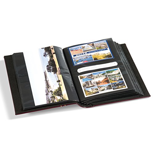 Leuchtturm 318141 Vielzweckalbum Multi - Sammelalbum für Postkarten, Briefe FDC oder Fotos - rot von Leuchtturm