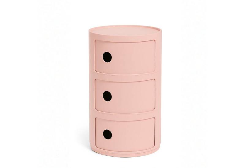 Leuchtturm1917 Container Componibili mit drei Fächern Bio Rosa von Leuchtturm1917